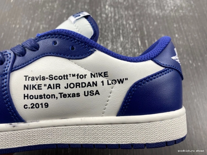 JORDAN X 1 SCOTT DM7890-101 X OFF-WHITE TRAVIS AIR CUSTOM 0709